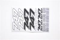 Decal sheet 747 black/white (2)