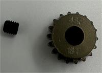 motordrev / pinion,  48P 18T, för 1:10, 3,175mm axel (7075 hard）